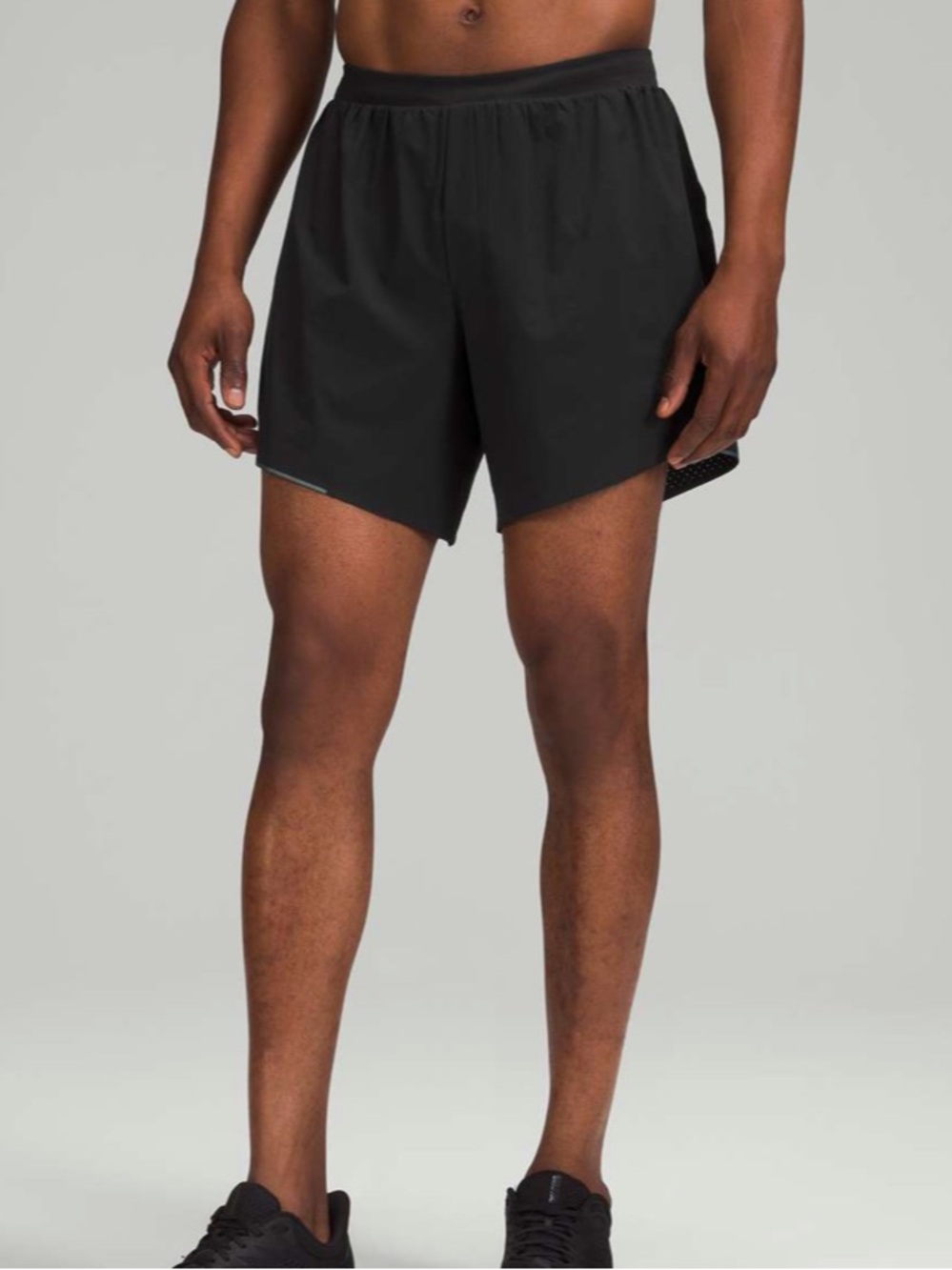 lululemon athletica Outpacer 6" Shorts - Black Men’s size L
